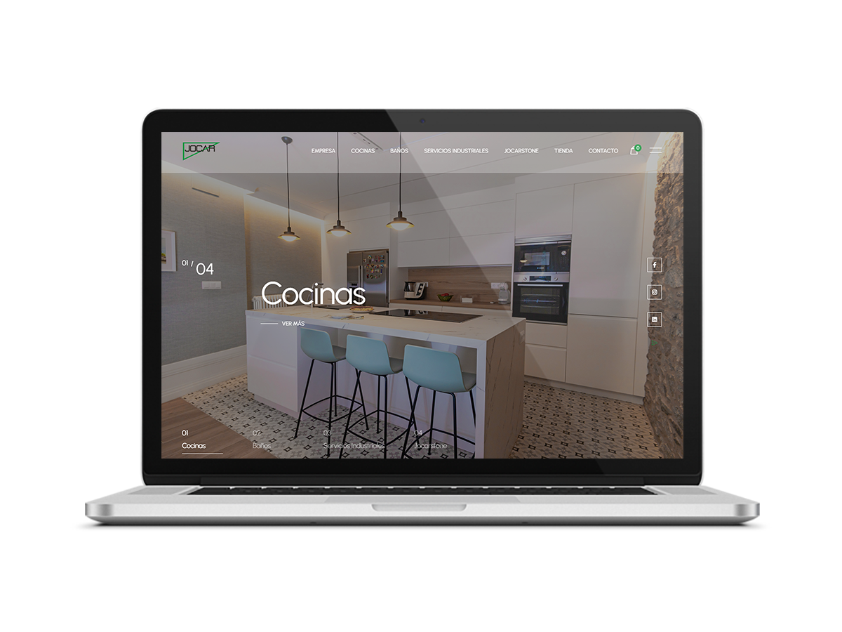 Diseño web Jocar.gal